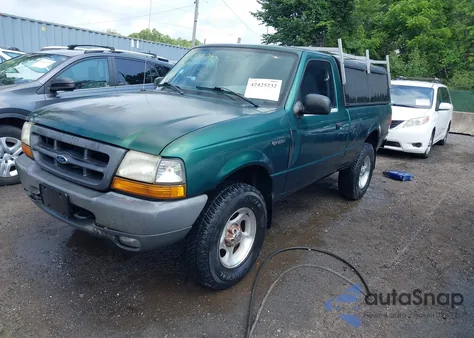 2000 Ford Ranger Xl/Xlt from USA, damaged, VIN 1FTYR10V0YTA11066